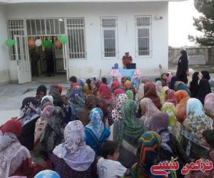 پایگاه خبری ترکمن های ایران - گزارشی از حضور بانوان جهادگر گنبدی در روستای حاجی  قوشان