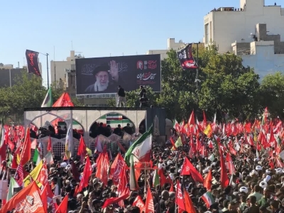 تصاویر / تشییع پیکر رهبر شهید تا حرم مطهر رضوی